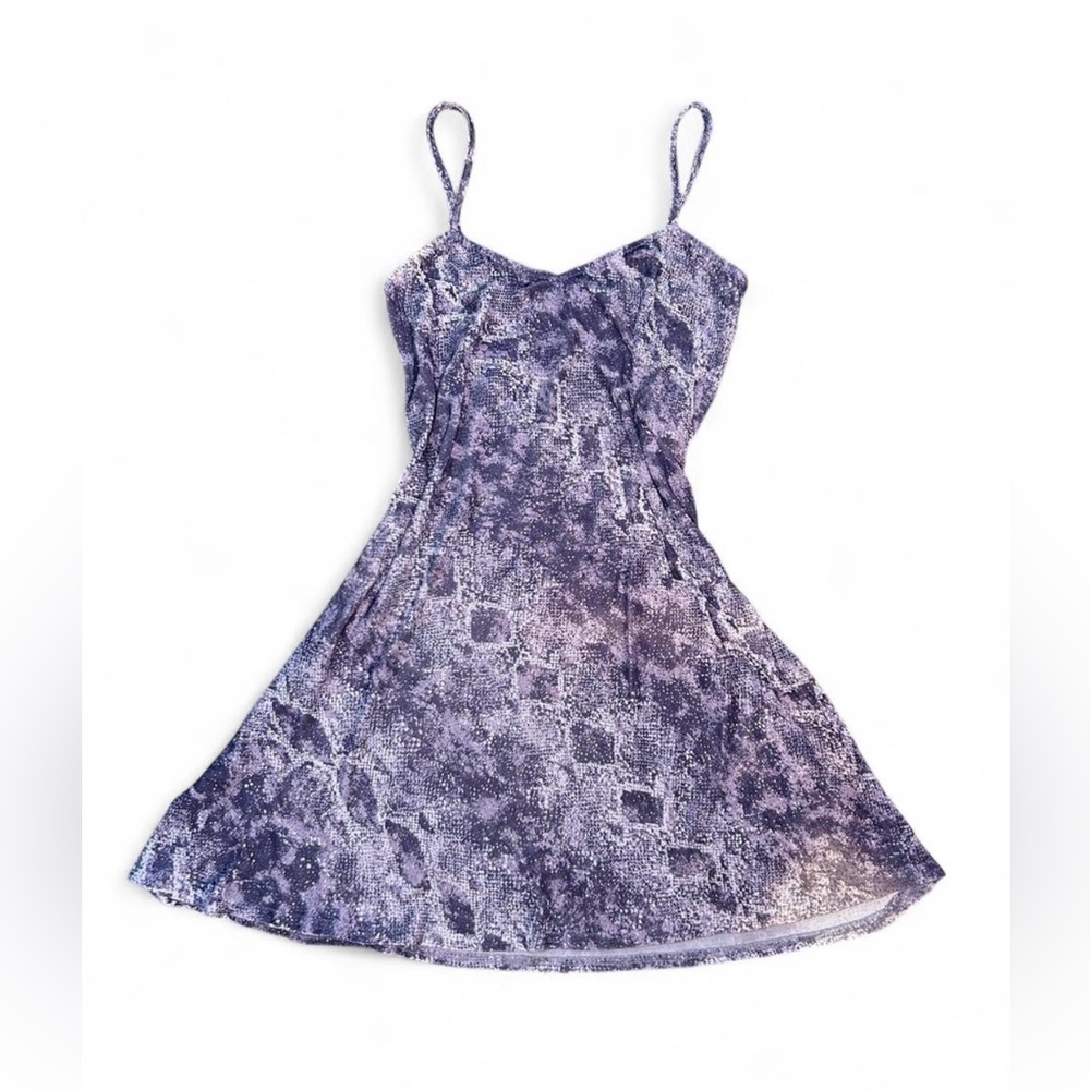 Miss Ashlee 90’s sparkly snake skin mini dress